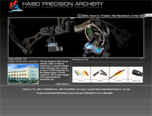 Tablet Screenshot of haiboprecision.com